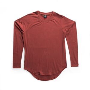 Zivi Apparel Scoop Long Sleeve Shirt Rust XL
